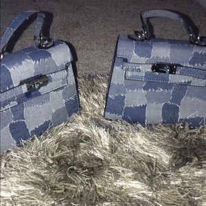 Jean Print Purses